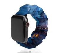 Lucerne Watch Band Elastic Scrunchie Watch Strap Soft Wristband Compatible with Apple Watch