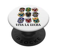 Lucha Libre Mexican Wrestling Luchador Viva La Lucha PopSockets Adhesive PopGrip