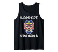 Lucha Libre Mexican Wrestling Respect The Mask Tank Top