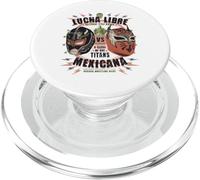 Lucha Libre Mexico Wrestling Luchador Mask Nacho Kid Men Boys PopSockets PopGrip for MagSafe