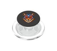 Luchador - Funny Lucha Libre Freestyle Wrestling Fox PopSockets PopGrip for MagSafe