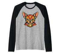 Luchador Lucha Libre - Cute Freestyle Wrestling Chihuahua Raglan Baseball Tee