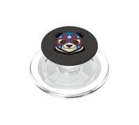 Luchador Lucha Libre - Freestyle Wrestling Panda PopSockets PopGrip for MagSafe