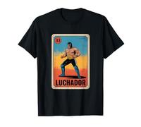 Luchador Lucha Libre Mexican Wrestling Bingo Card T-Shirt