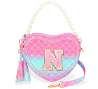 Luchike Toddler Girl Gifts for Kids Purse - Girls Heart Purse Girls Crossbody Bag Toddler Purse for Birthday Gift, Mermaid, S, N