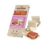 LUCHOS Energy Blocks - Classic Guava 400 g | Colombian On-the-Go Sports Nutrition for Running, Cycling & Hiking | A Natural Alternative to Bars & Gels | 10 Vegan, Gluten Free & Easy to Digest Portions