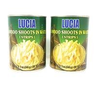 Lucia Young Coconut in Syrup (Bamboo Shoots in Water, 2 Pack)