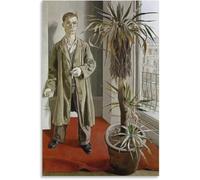 Lucian Freud Interior at Paddington Poster Lucian Freud Canvas Wall Art Lucian Freud Prints Retro Painting for Home Picture Decor 50x75cm Frameless