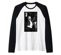 Luciano Pavarotti Italian Opera Singer by Michael Grecco Raglan Baseball Tee