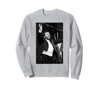 Luciano Pavarotti Italian Opera Singer By Michael Grecco Sweatshirt
