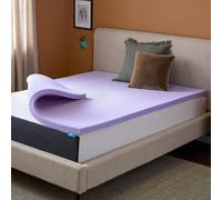 LUCID 2 Inch Lavender Infused Memory Foam Mattress Topper-Ventilated Design-Full Size