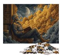 Lucid Dreaming Wooden Jigsaw Puzzle for Adults Fun 1000 Pieces Toy Intellectual Game Education Game Stress Relief Toy Decoration Challenge Educational 1000pcs (75x50cm)