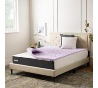LUCID Mattress Topper, Foam, Lavender, Twin