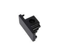 Lucide 1 Circuit Set of 2 Track End Caps In Black Finish