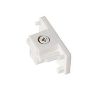Lucide 1 Circuit Track End Cap Set of 2 - White
