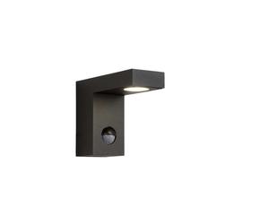 Lucide 40441 Texas LED Outdoor Wall Light In Anthracite Finish with PIR Sensor