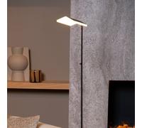Lucide Aaron LED floor lamp, black, dimmable to warm, height 134 cm