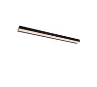 Lucide Alexa 13W Warm White LED Over Mirror Light In Black Finish