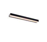 Lucide Alexa 8W Warm White LED Over Mirror Light In Black Finish