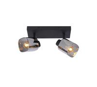 Lucide Alion downlight, glass lampshades, 2-bulb