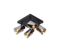 Lucide Alion 4 Light Spotlight Plate - Black
