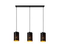 Lucide Almelo Pendant Light - 3Xe27 - Black