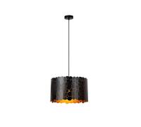 Lucide Almelo Pendant Light 40Cm 1Xe27 - Black, Black