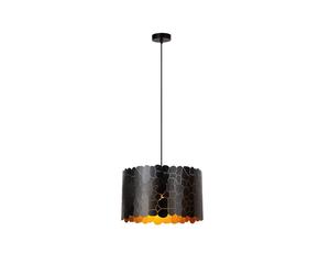 Lucide Almelo Single Light Ceiling Pendant - Black