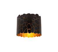 Lucide Almelo Single Light Flush Ceiling Fitting- Black
