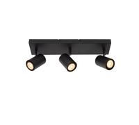 LUCIDE Amigo - Ceiling Spotlight - 3 x GU10 - Black