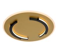 Lucide Andreas - Flush Ceiling Light - 39,6 Cm - Led - 1X30W 2700K - Matt Gold / Brass