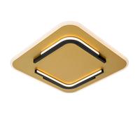 Lucide Andreas - Flush Ceiling Light - Led - 1X30W 2700K - Matt Gold / Brass