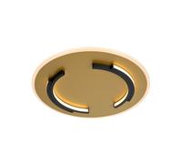 Lucide LED ceiling light Andreas, round, Ø 40 cm, gold matt
