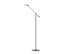Lucide Anselmo Modern Floor Reading Lamp 25Cm - Led Dim. - 1X9W 3000K - Satin Chrome