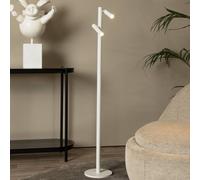 Lucide Antrim USB Rechargeable Outdoor LED 2 Light Floor Lamp In White Finish