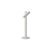 Lucide Lucide Antrim - Rechargeable Table Lamp - Battery - Led Dim. - 1X2,2W 2700K - Ip54 - With Wireless Charging Pad - White