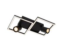 Lucide Arianne Flush Ceiling Light - Led - 2Xgu10 - Black