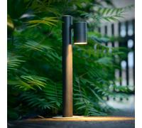 Lucide Arne Single Light LED Outdoor Post Light In Black Finish