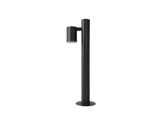 Lucide Arne Single Light LED Outdoor Post Light In Black Finish
