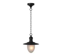 Lucide Aruba Cottage Pendant Light Outdoor - 25Cm - 1Xe27 - Ip44 - Black - Special Offer