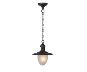 Lucide Aruba Cottage Pendant Light Outdoor - 25Cm - 1Xe27 - Ip44 - Rust Brown - Special Offer