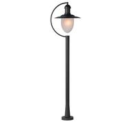 Lucide 'ARUBA' Dimmable Stylish Decorative Outdoor Bollard Lamp Post 1xE27 in Black Lucide Black