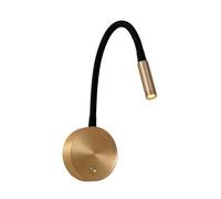 Lucide Asja Usb Rechargeable Led Touch Reading Light Matt Gold