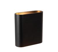 LUCIDE ATILA - Wall Light Indoor/Outdoor - LED Dim. - 2x5W 2700K - IP54 - Black