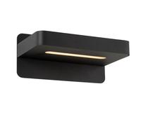 Lucide 'ATKIN' Modern Bedside LED Lamp Stylish Non Dimmable Wall Light in Black Lucide Black