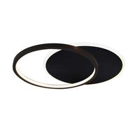 Lucide Axelle LED Flush Ceiling Light - Black