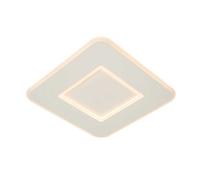 Lucide Axelle Square LED Flush Ceiling Light - White