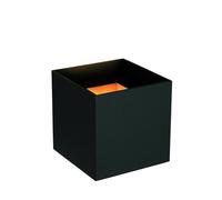 Lucide 'AXI' Non Dimmable Stylish Square Up Down Bathroom LED Wall Spotlight in Black Lucide Black