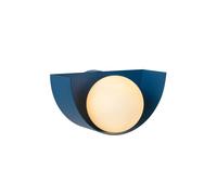 Lucide Benni Single Light Wall Fitting In Blue Finish