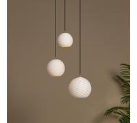 Lucide Bina 3 Light Cluster Ceiling Pendant - White